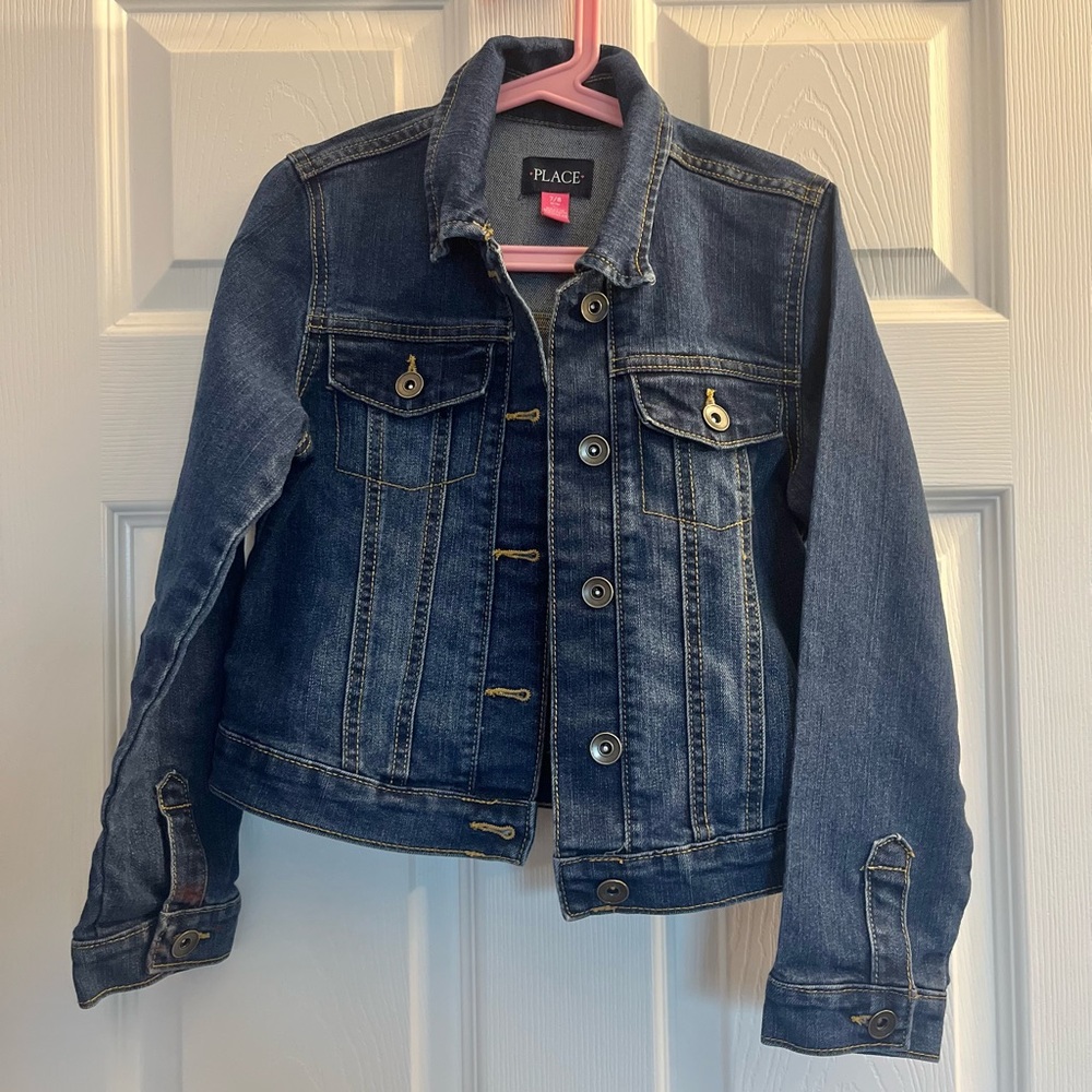 The Children's Place Girls Basic Denim Jacket | Size 7/8